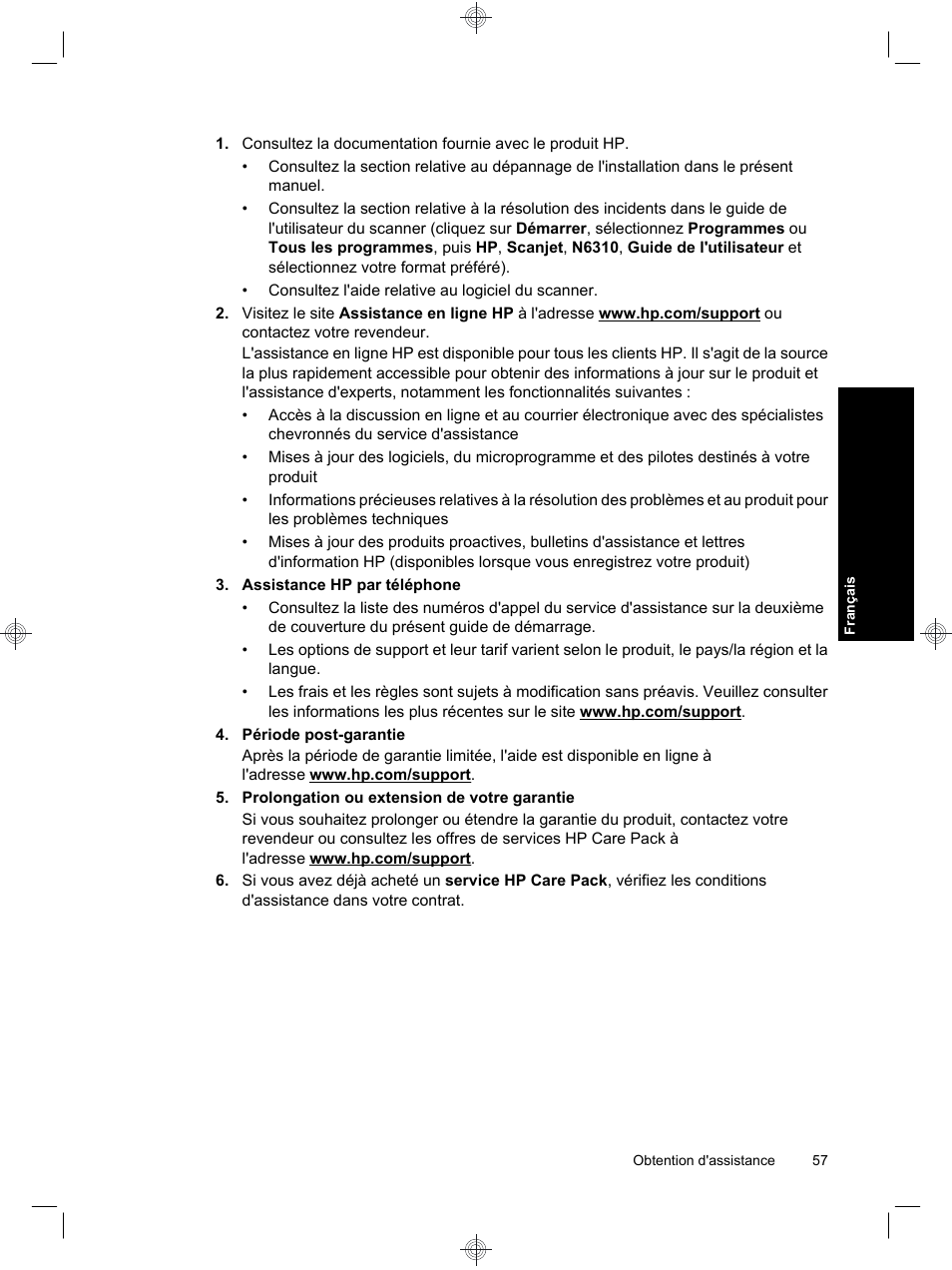 HP Scanjet N6310 User Manual | Page 61 / 128