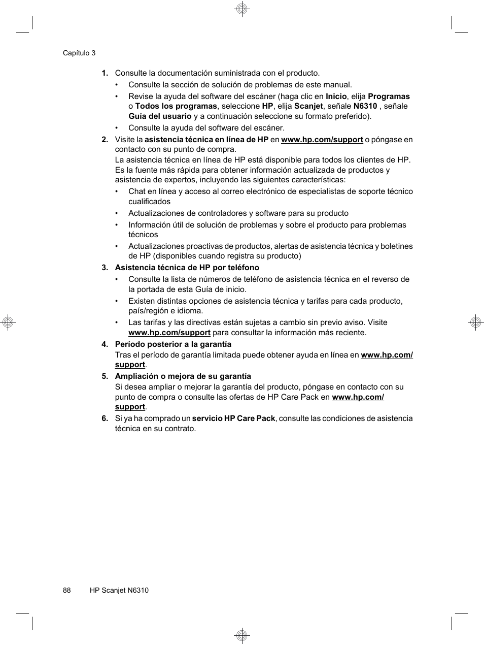 HP Scanjet N6310 User Manual | Page 92 / 128