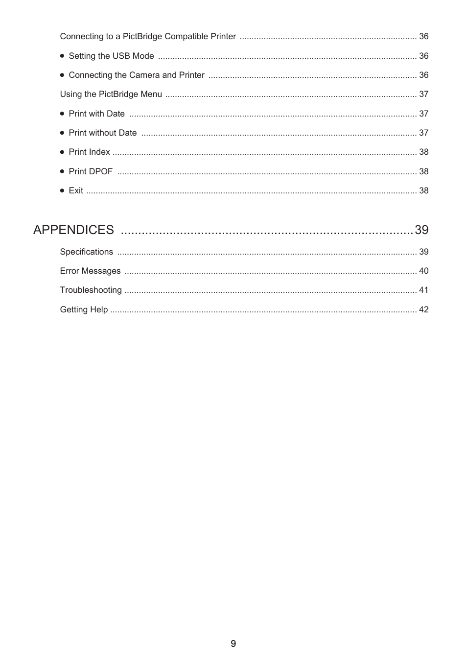 Appendices | HP CC330 User Manual | Page 11 / 47