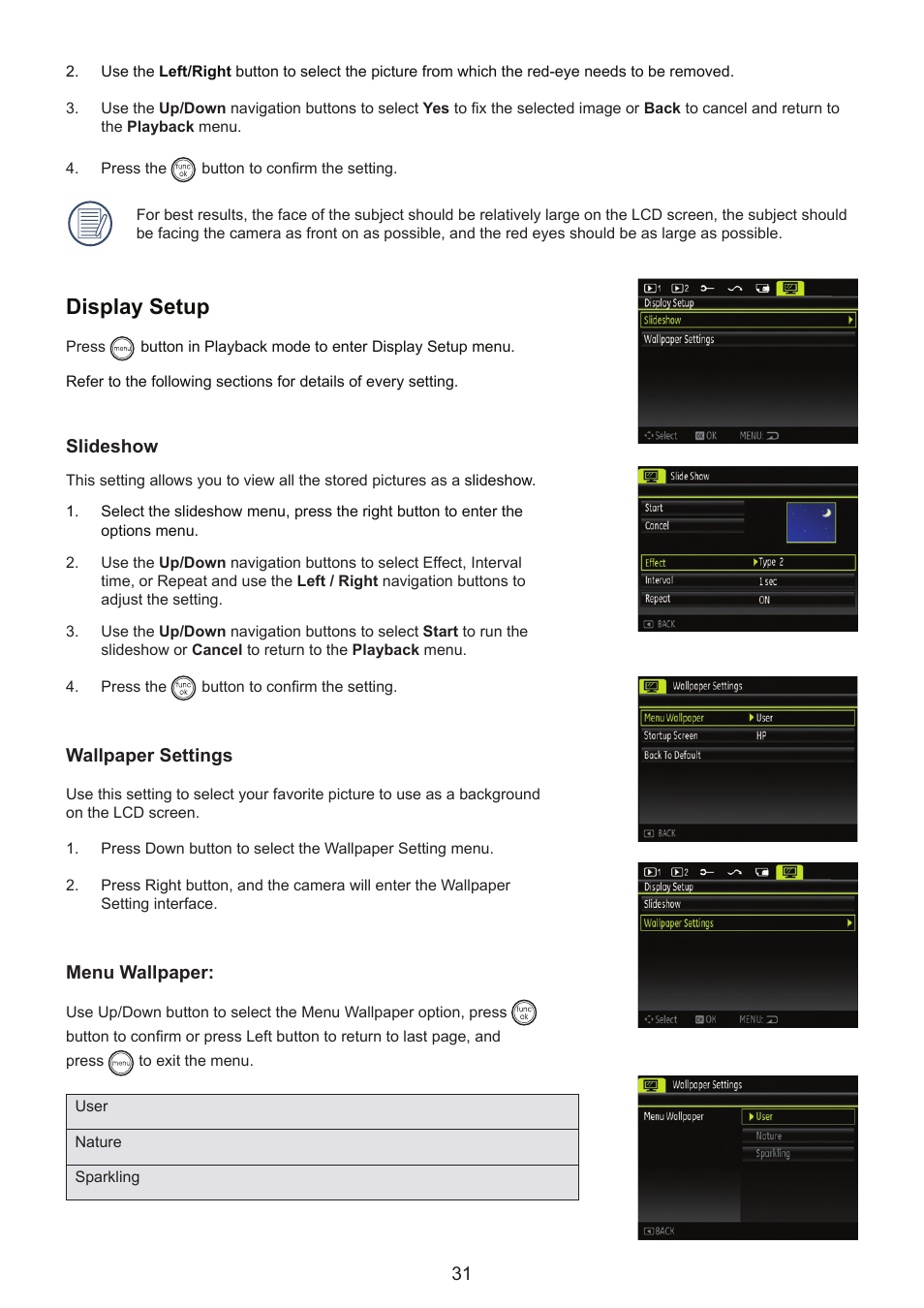 Display setup | HP CC330 User Manual | Page 33 / 47