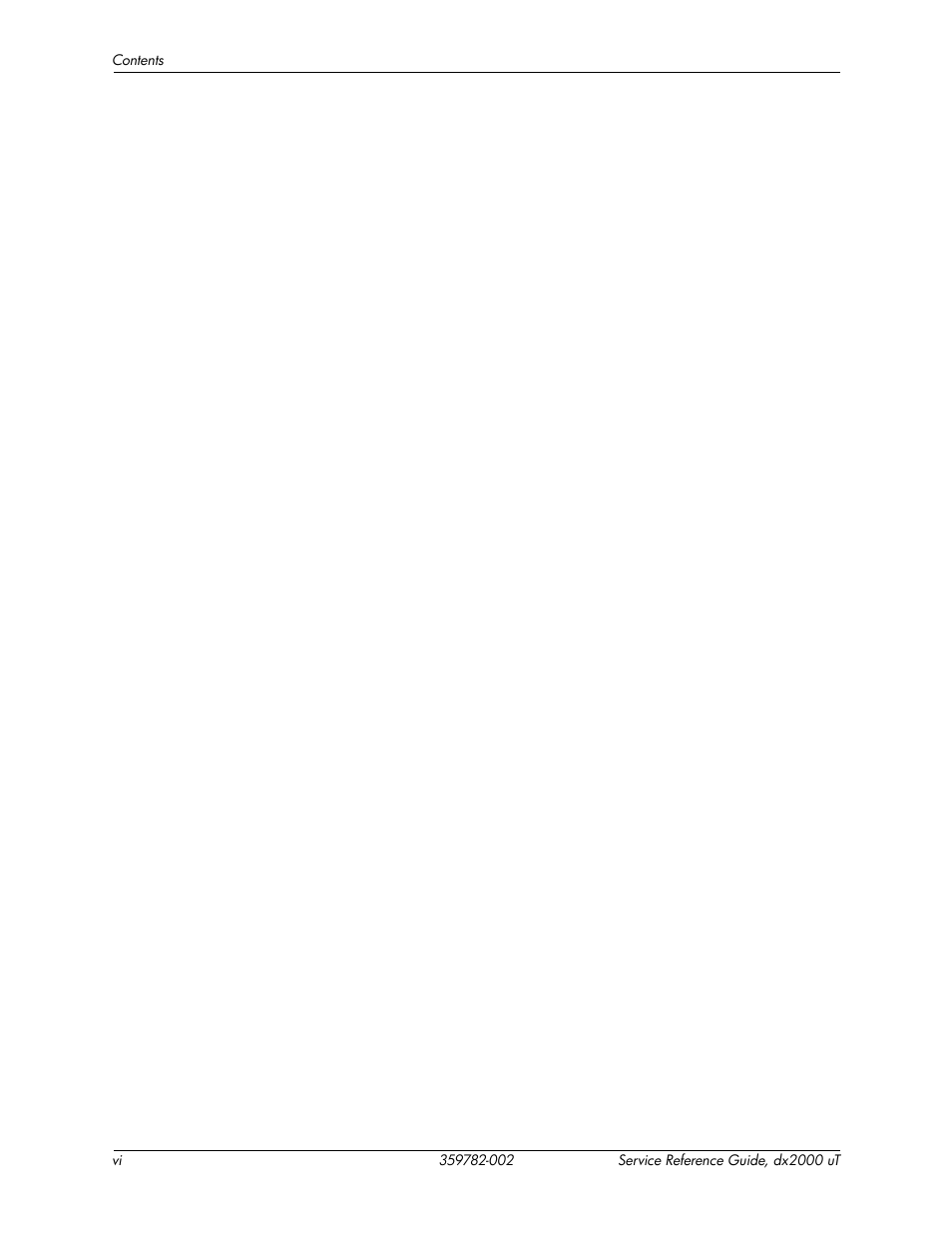 HP DX2000 User Manual | Page 8 / 106