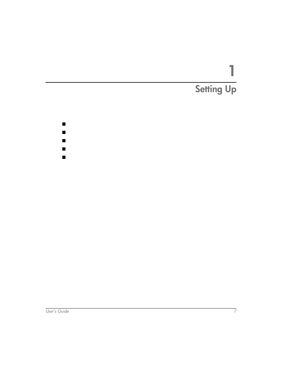 Setting up, 1 setting up | HP mp3320 User Manual | Page 7 / 80