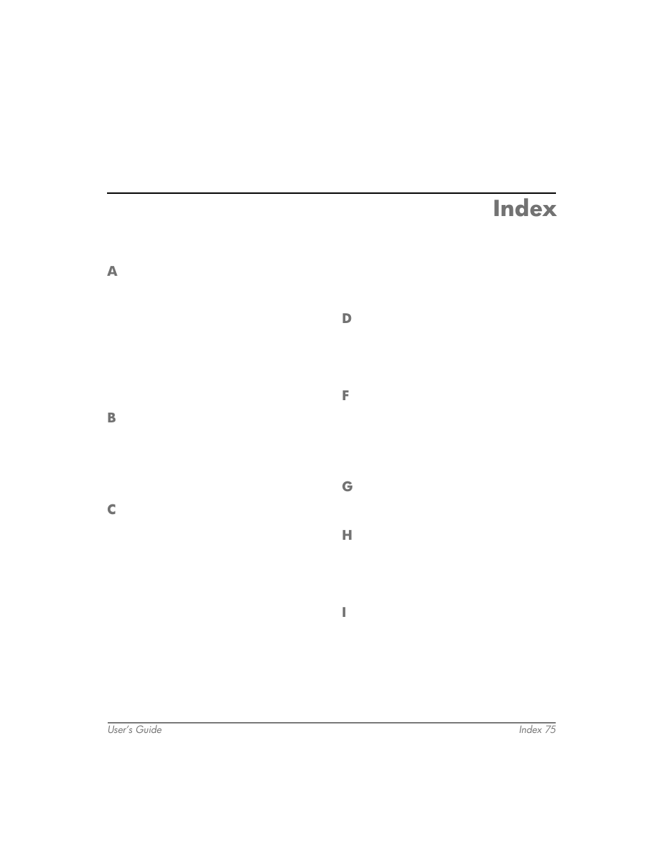 Index | HP mp3320 User Manual | Page 77 / 80