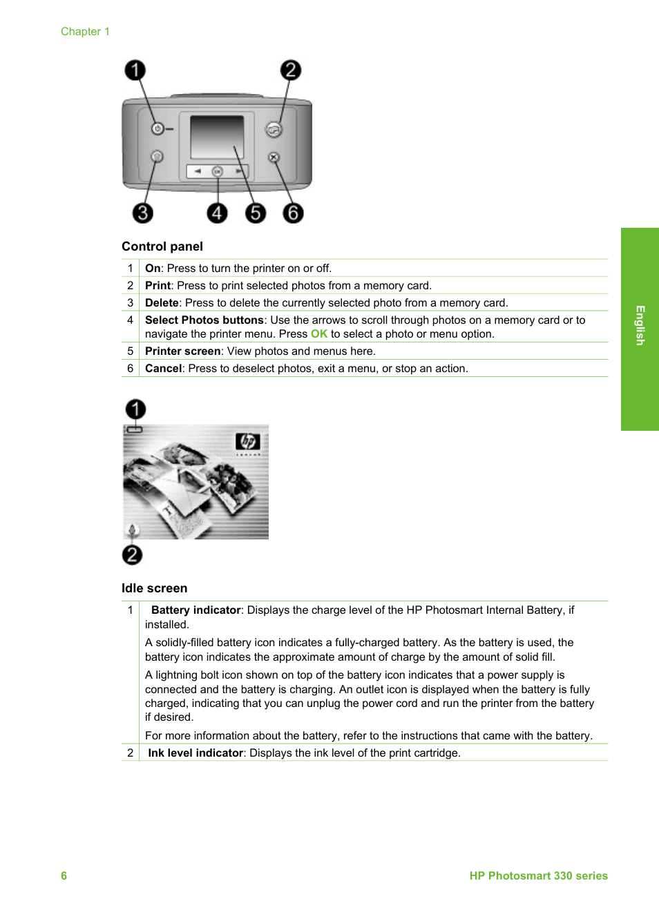 HP 330 Series User Manual | Page 9 / 61