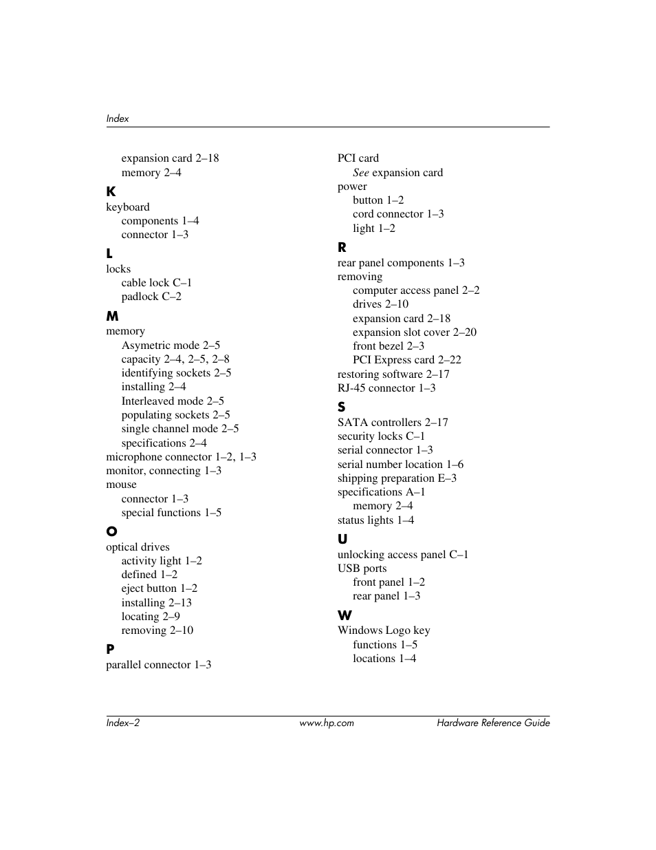 HP dx6120 User Manual | Page 52 / 52