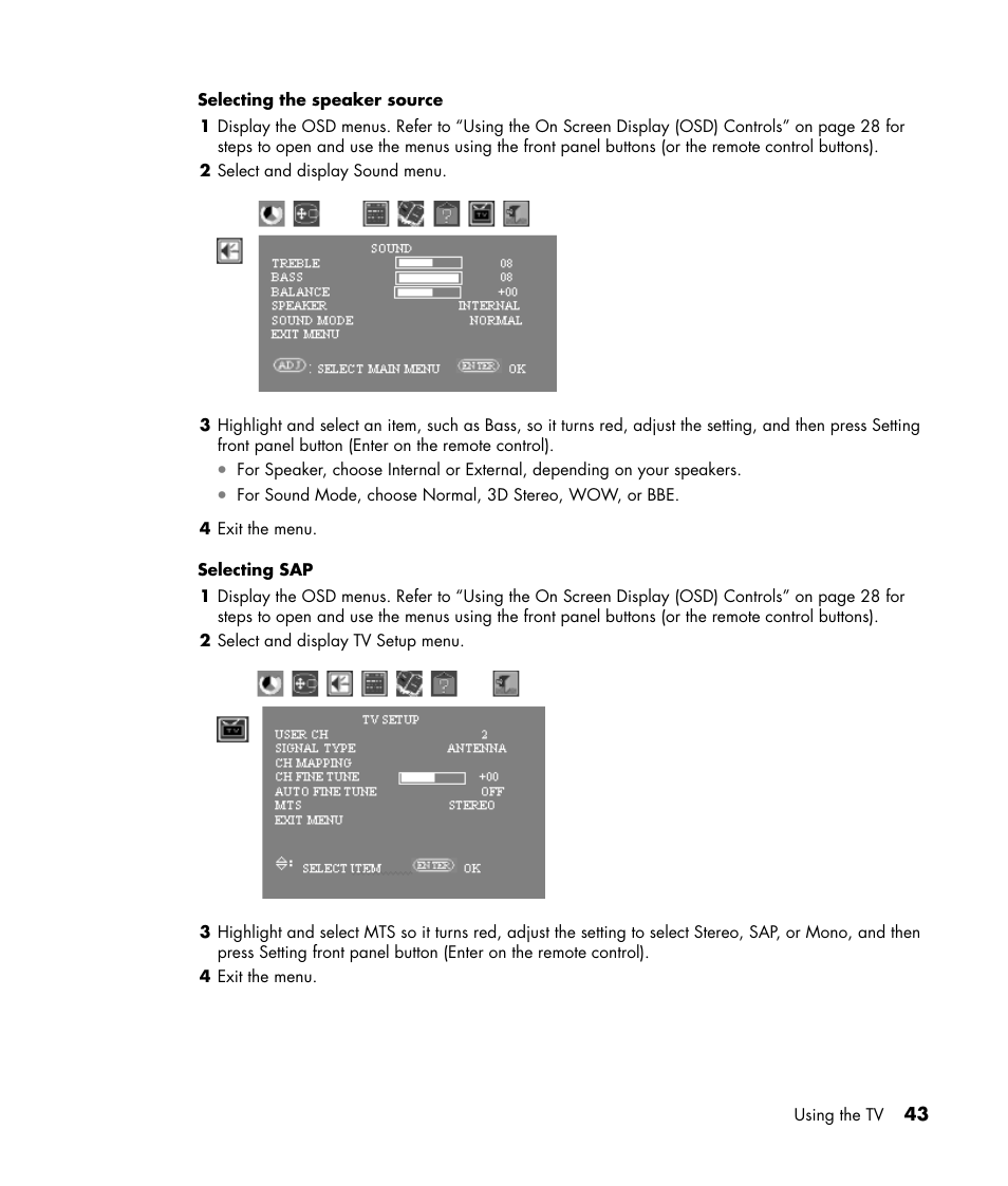 HP PE4240N User Manual | Page 47 / 80