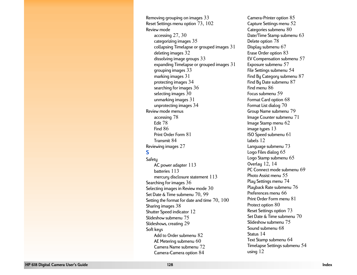 HP 618 User Manual | Page 128 / 129