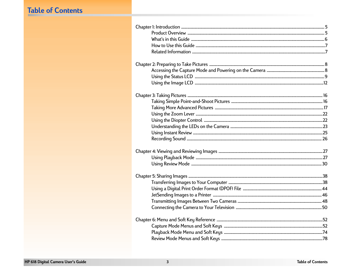 HP 618 User Manual | Page 3 / 129