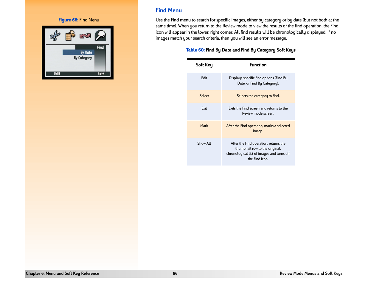 Find menu | HP 618 User Manual | Page 86 / 129