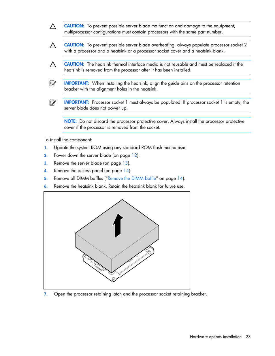 HP PROLIANT SERVER BLADE BL460C G6 User Manual | Page 23 / 108