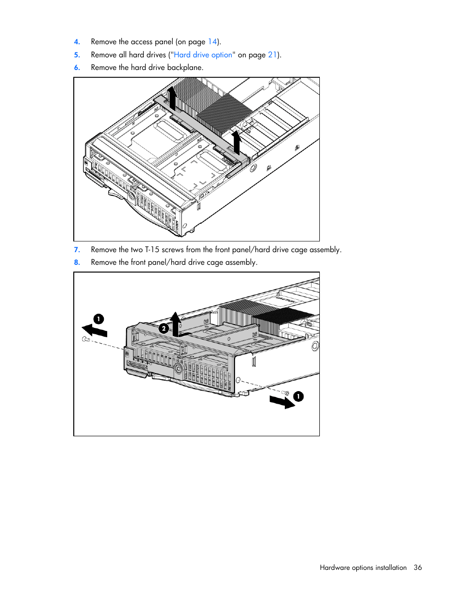 HP PROLIANT SERVER BLADE BL460C G6 User Manual | Page 36 / 108