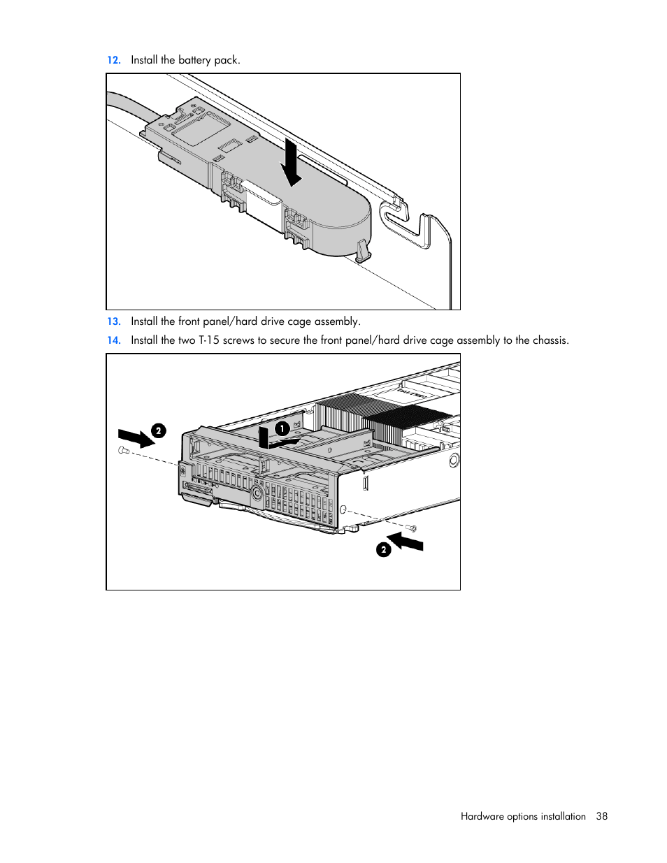 HP PROLIANT SERVER BLADE BL460C G6 User Manual | Page 38 / 108