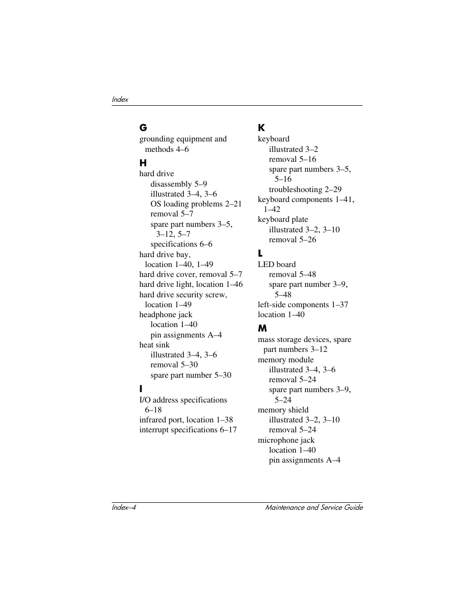 HP Compaq nx5000 series User Manual | Page 216 / 220
