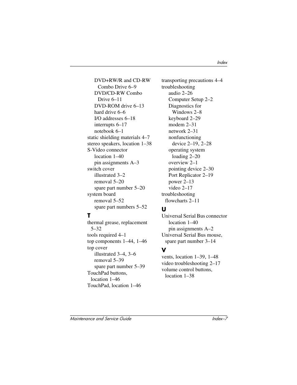 HP Compaq nx5000 series User Manual | Page 219 / 220