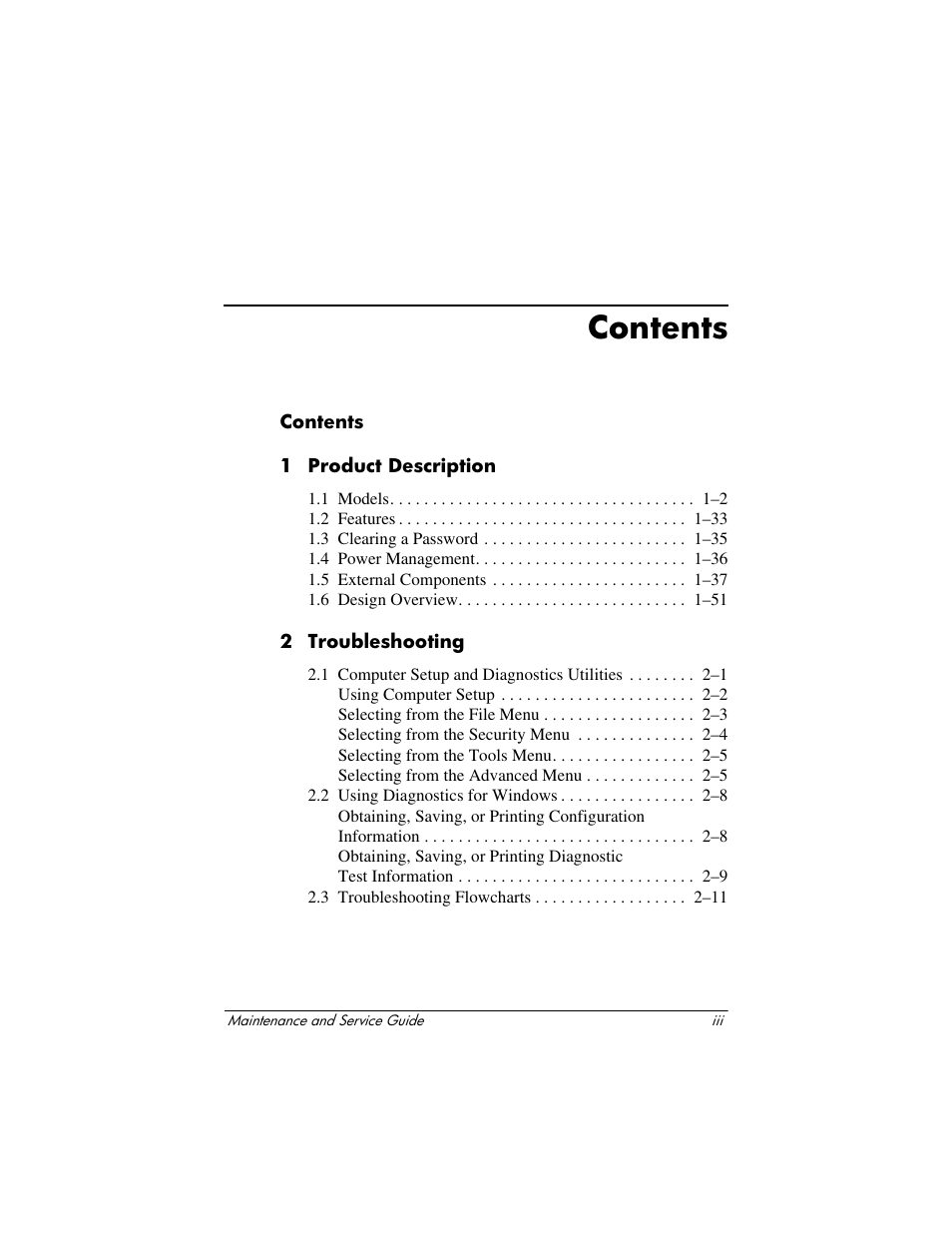 HP Compaq nx5000 series User Manual | Page 3 / 220