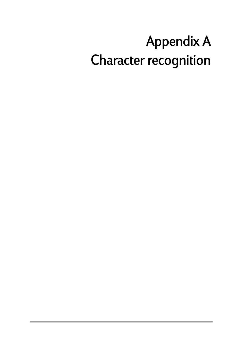 Appendix a: character recognition, Sshqgl[$ &kdudfwhuuhfrjqlwlrq | HP Jornada 520 User Manual | Page 123 / 134