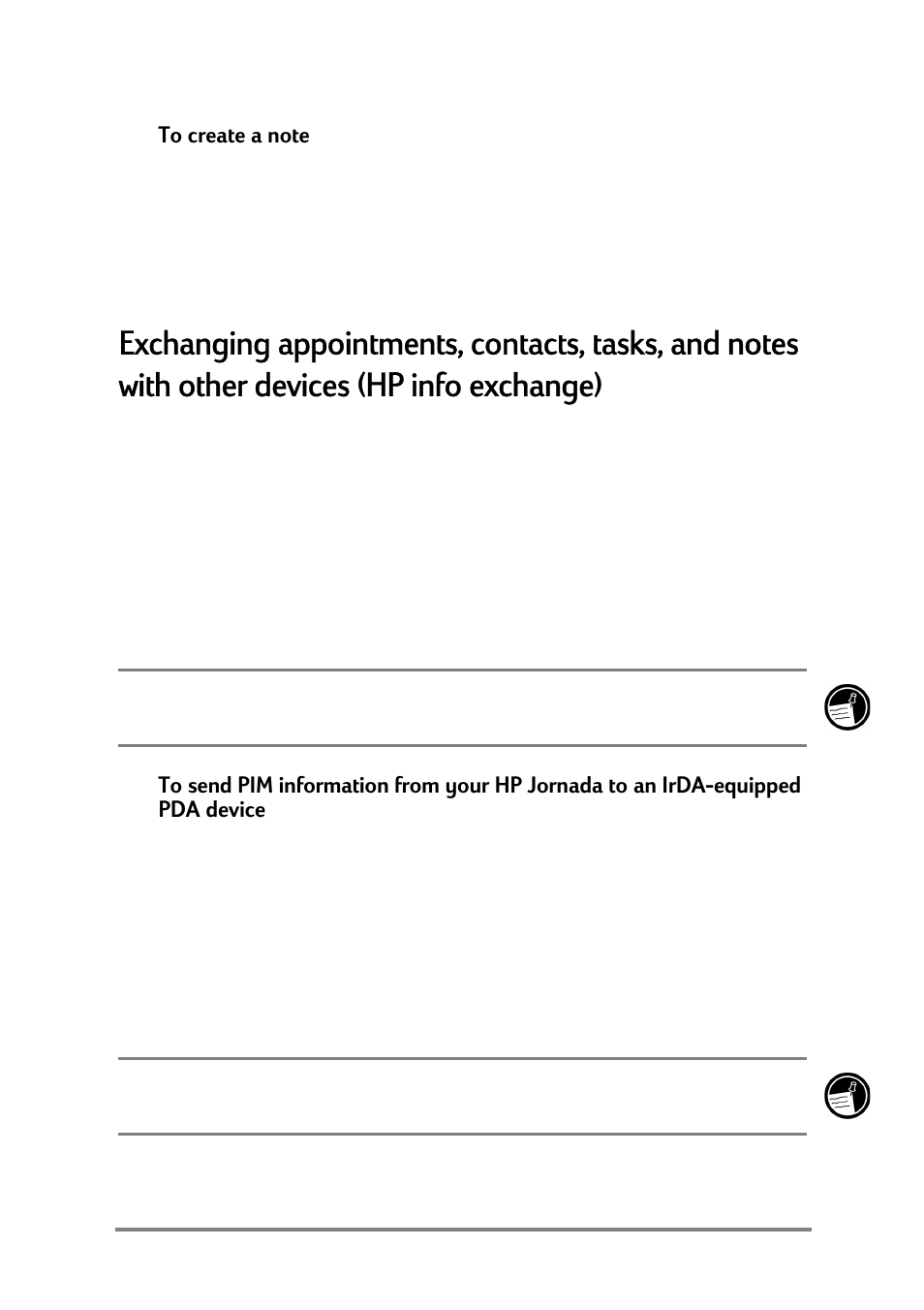 Hp info exchange | HP Jornada 520 User Manual | Page 85 / 134