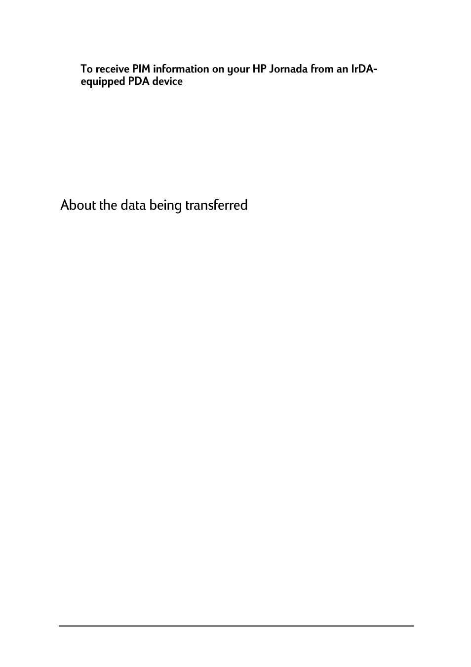 Erxwwkhgdwdehlqjwudqvihuuhg | HP Jornada 520 User Manual | Page 86 / 134