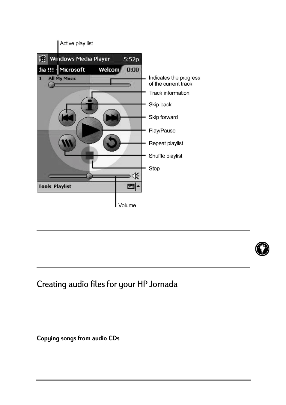 Uhdwlqjdxglrilohviru\rxu+3-ruqdgd | HP Jornada 520 User Manual | Page 91 / 134