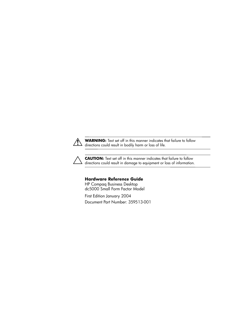 HP DC5000 User Manual | Page 2 / 69