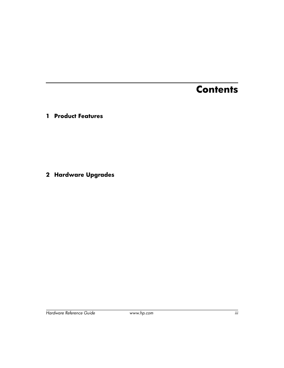 HP DC5000 User Manual | Page 3 / 69