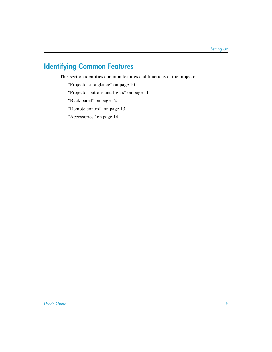 Identifying common features | HP mp3220 series User Manual | Page 9 / 78