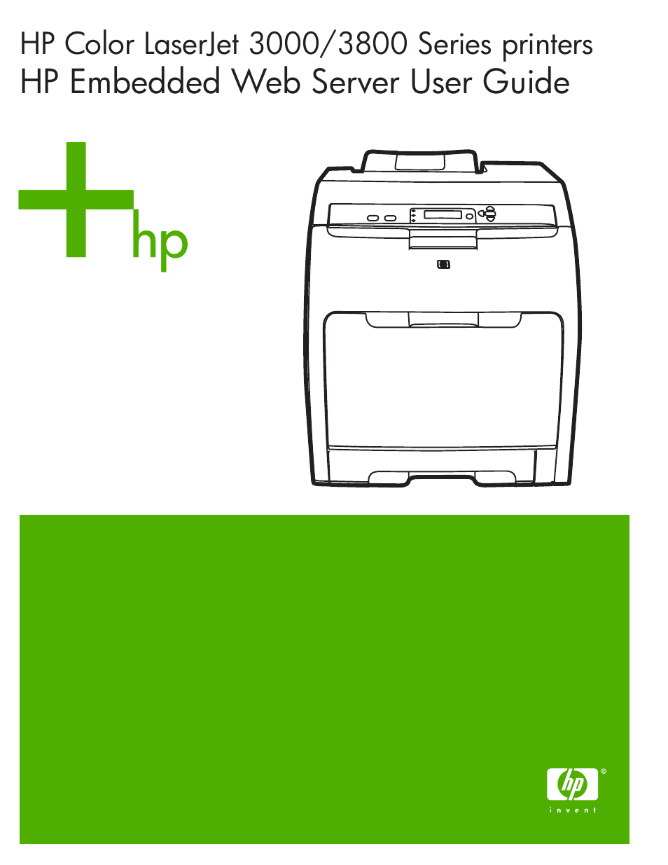 HP 3800 Series User Manual | 74 pages