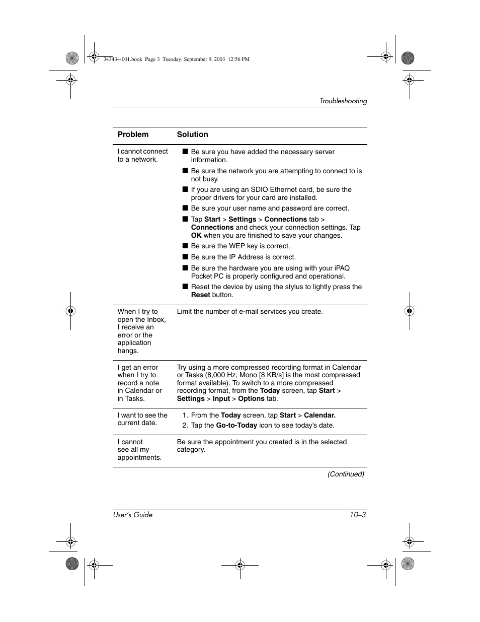HP h4000 Series User Manual | Page 124 / 143
