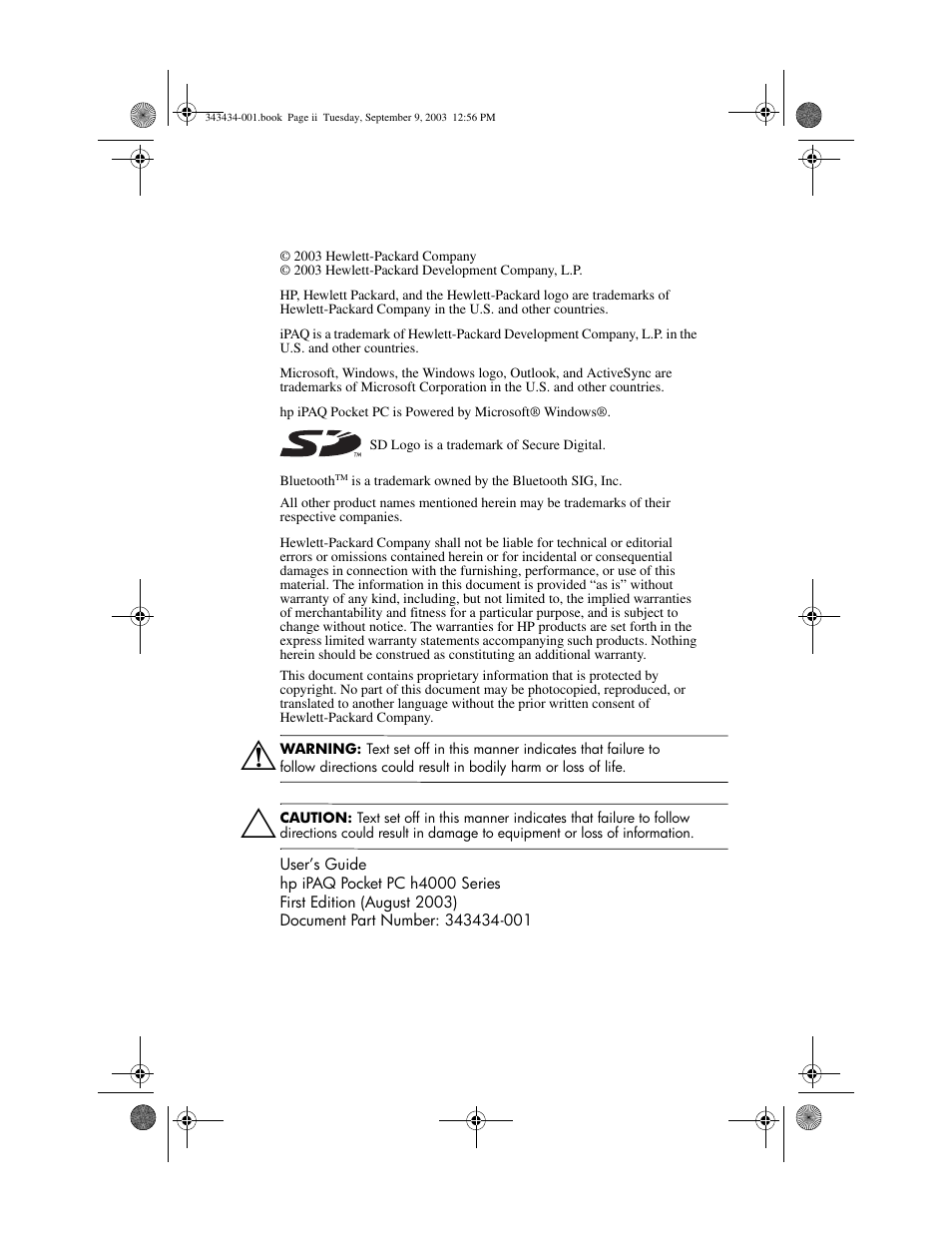 HP h4000 Series User Manual | Page 2 / 143