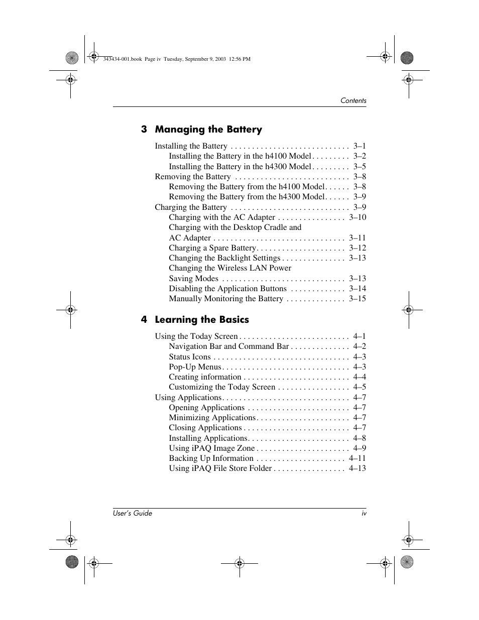 HP h4000 Series User Manual | Page 4 / 143