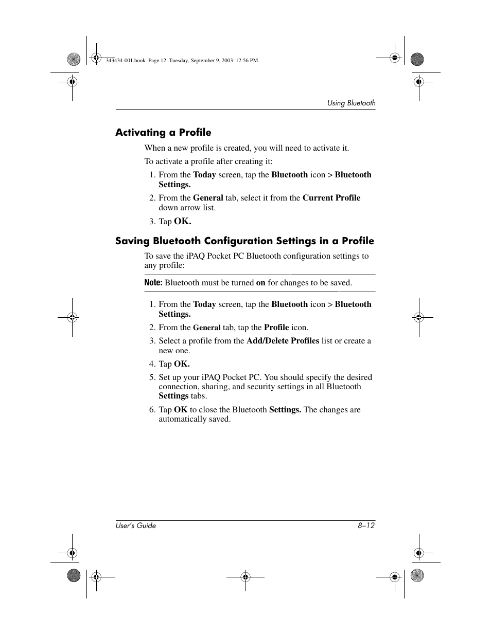 Activating a profile | HP h4000 Series User Manual | Page 88 / 143