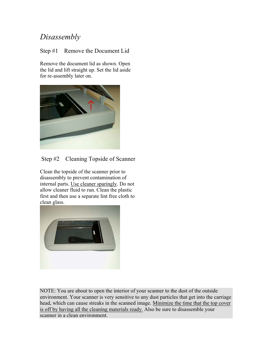 Disassembly | HP 2300c User Manual | Page 3 / 7