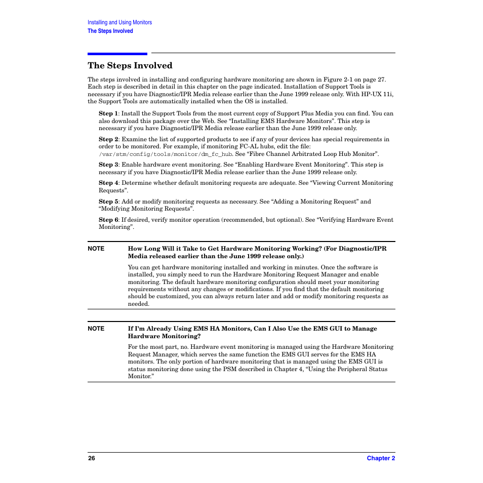 The steps involved | HP B6191-90029 User Manual | Page 26 / 140