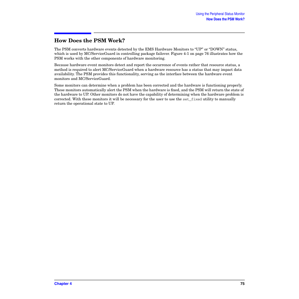 How does the psm work | HP B6191-90029 User Manual | Page 75 / 140