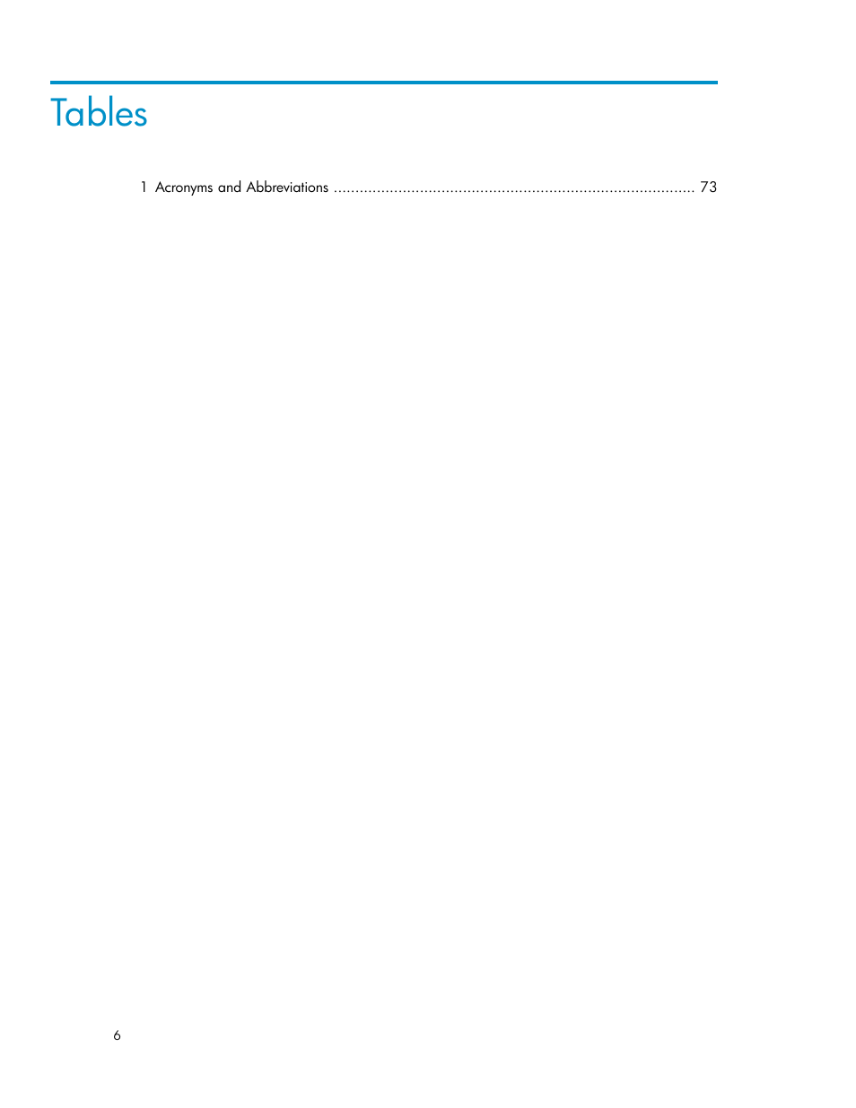 Tables | HP STORAGEWORKS XP24000 User Manual | Page 6 / 76