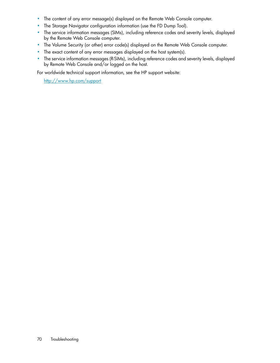 HP STORAGEWORKS XP24000 User Manual | Page 70 / 76