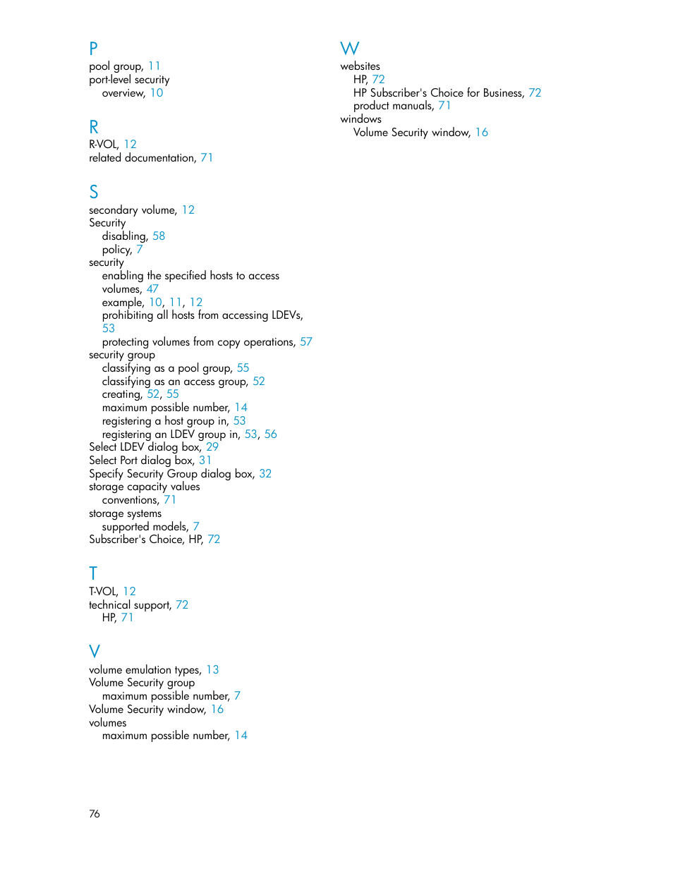 HP STORAGEWORKS XP24000 User Manual | Page 76 / 76