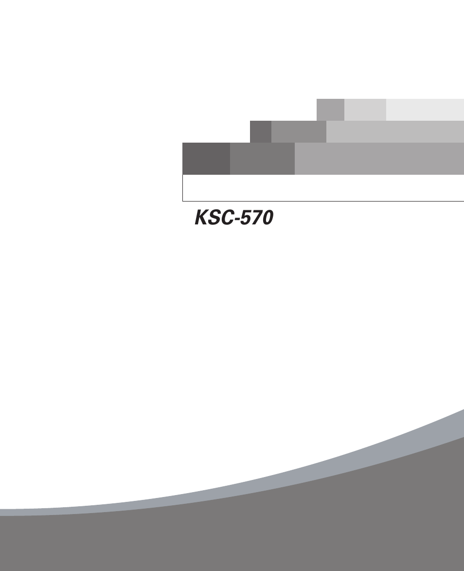 HP KSC-570 User Manual | 58 pages