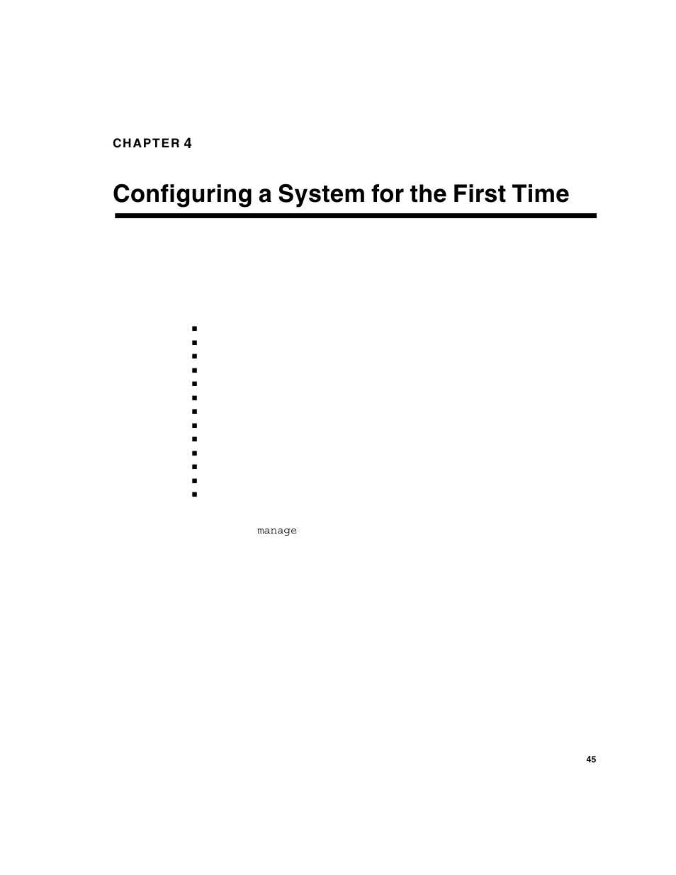 Configuring a system for the first time | HP 2012i User Manual | Page 45 / 86