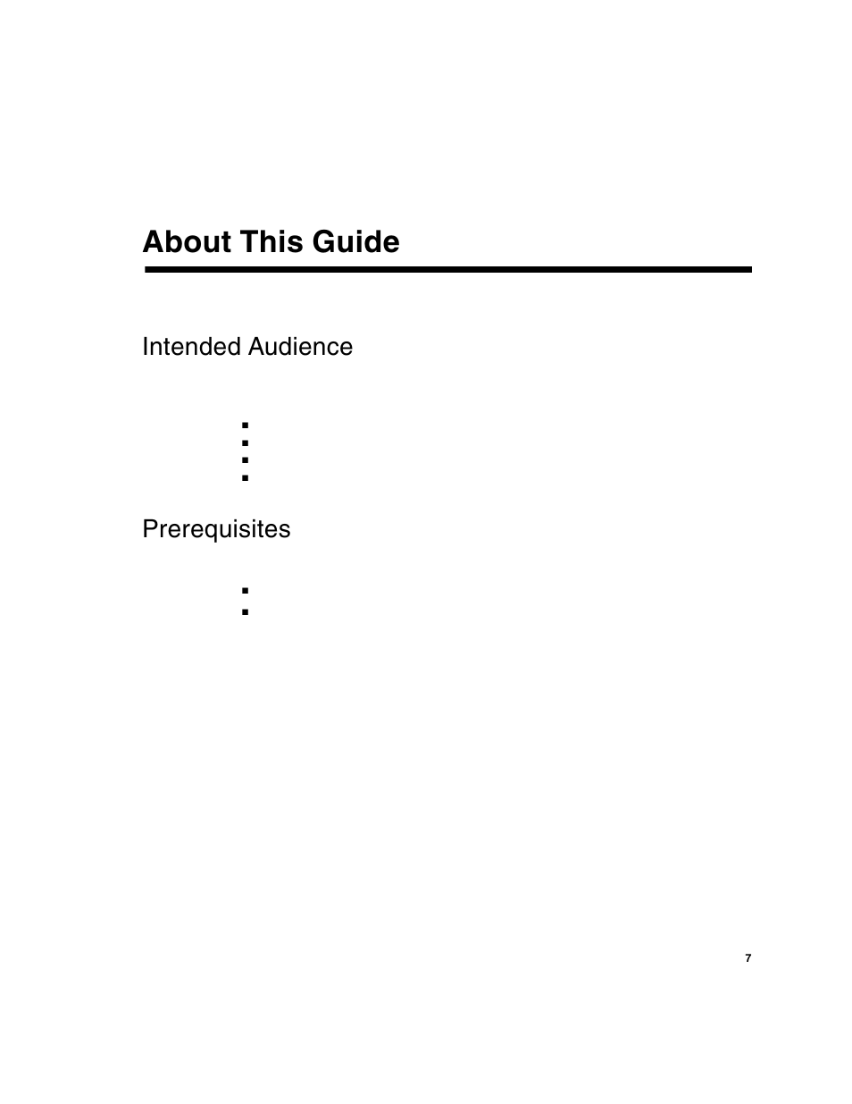 About this guide, Intended audience, Prerequisites | HP 2012i User Manual | Page 7 / 86