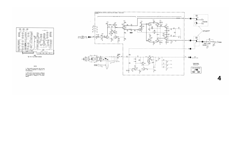 Figure 7-5, Circuit. (see figure 7-5). transistors a3q12-a3q13 | HP TM 11-6625-2779-14&P User Manual | Page 73 / 83