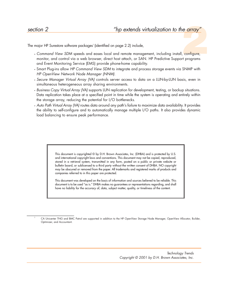 Hp extends virtualization to the array | HP AutoRAID 12H User Manual | Page 19 / 20