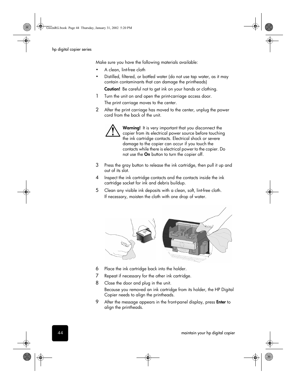 HP 610 User Manual | Page 50 / 102