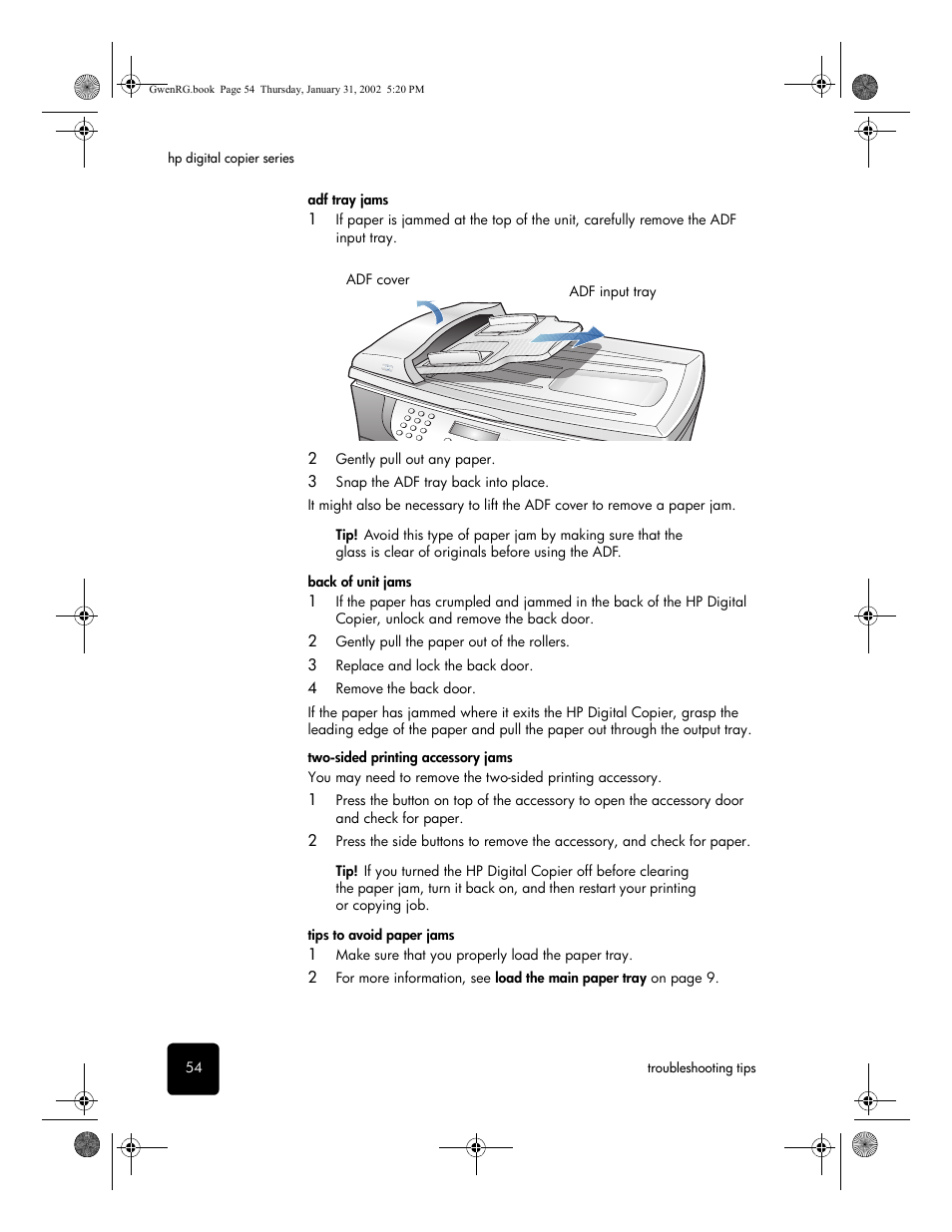 HP 610 User Manual | Page 60 / 102