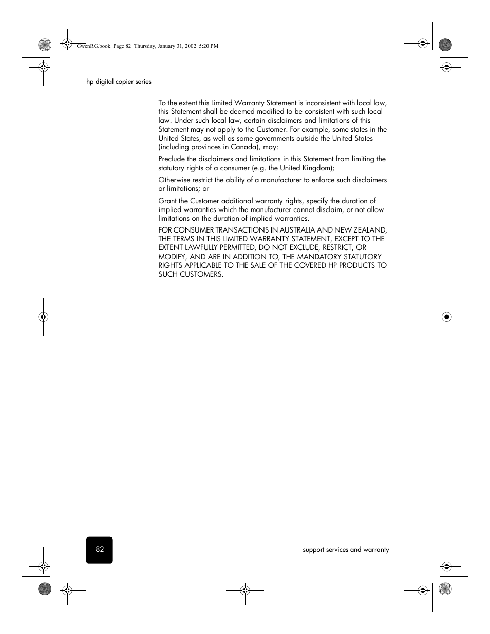 HP 610 User Manual | Page 88 / 102