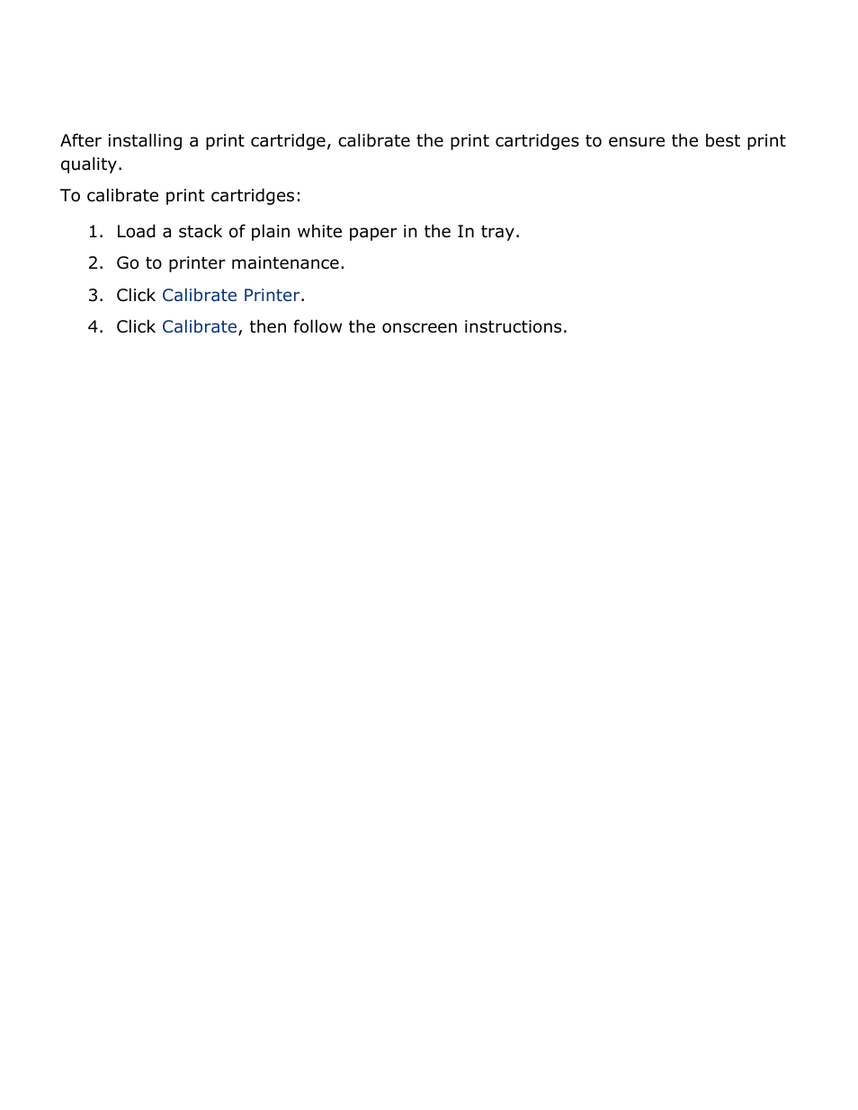 Calibrating print cartridges | HP 2 User Manual | Page 12 / 113
