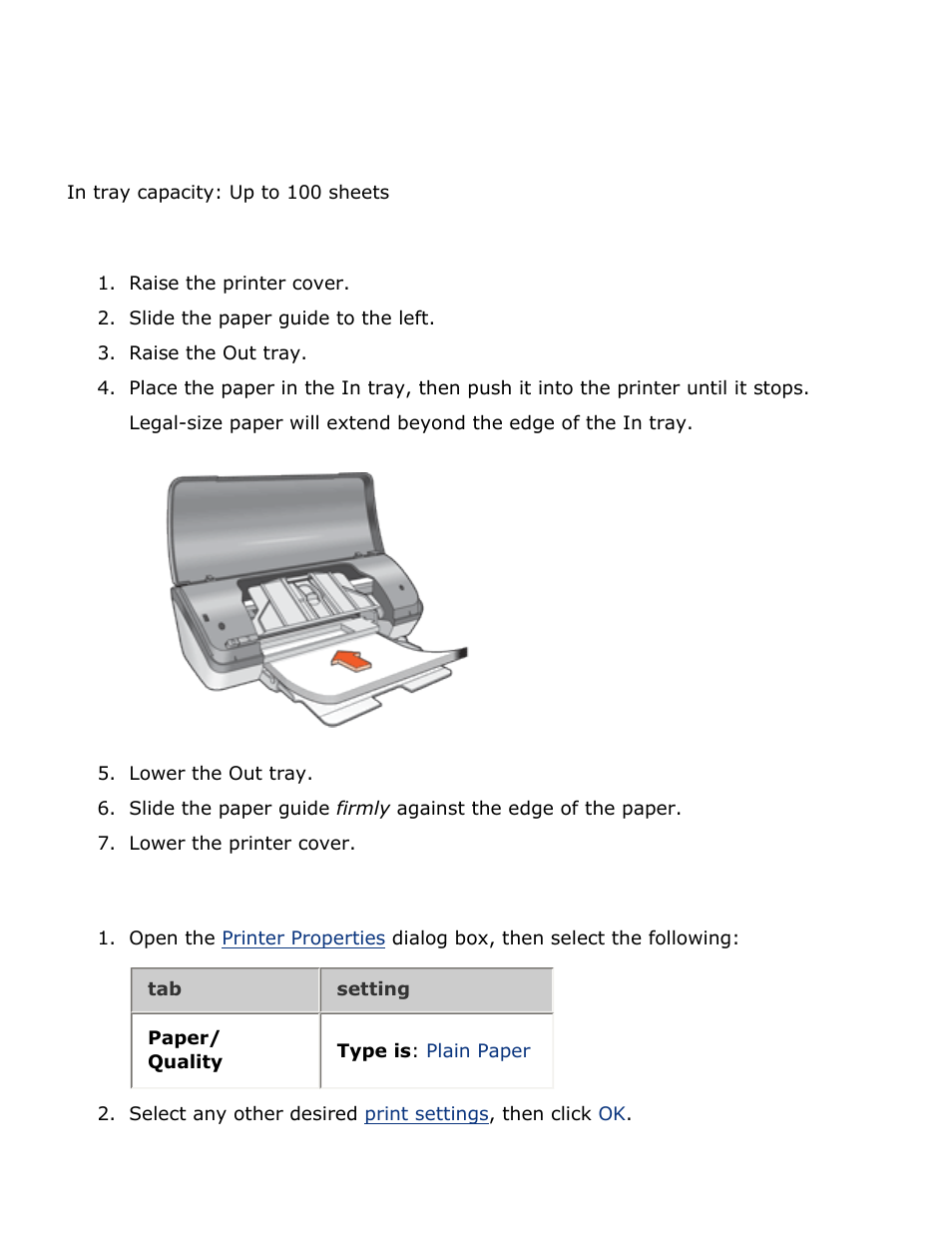Plain paper | HP 2 User Manual | Page 69 / 113