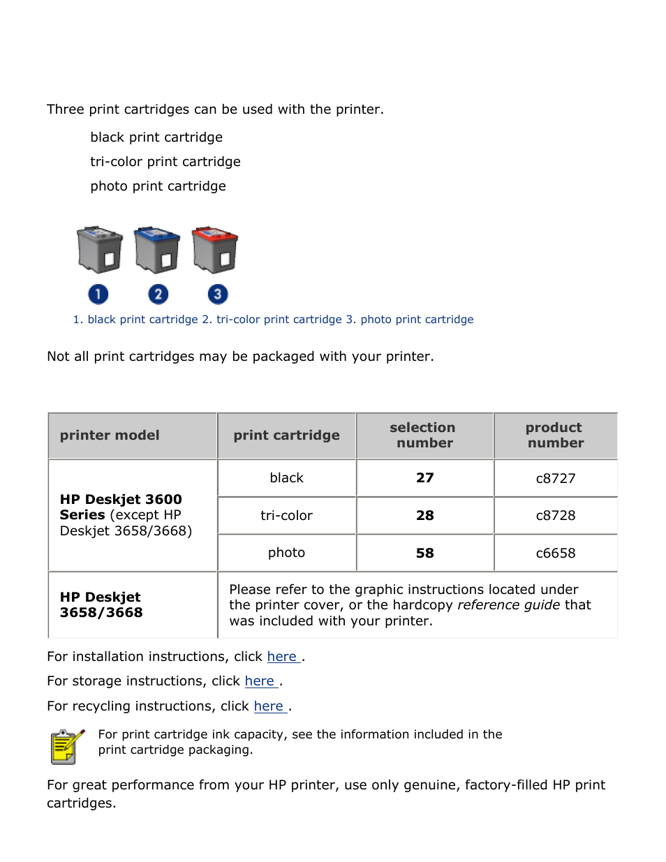 Print cartridges, Photo print, Cartridge | Print cartridge selection | HP 2 User Manual | Page 8 / 113