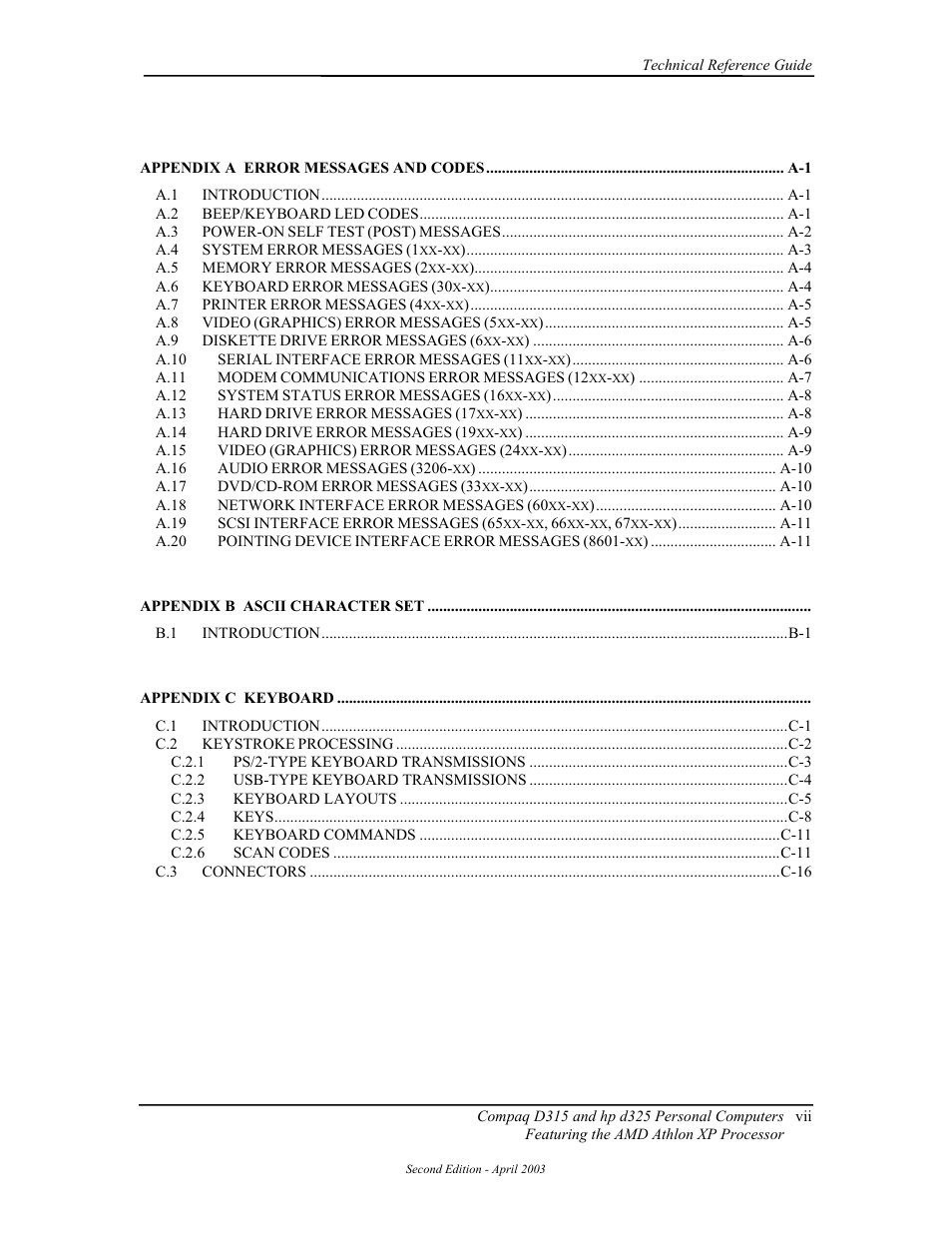 HP D315 User Manual | Page 11 / 192