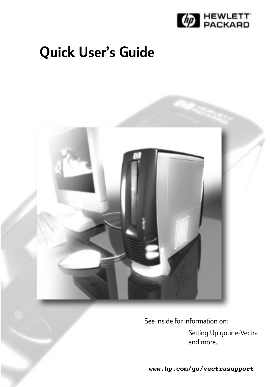 HP e-Vectra User Manual | 30 pages